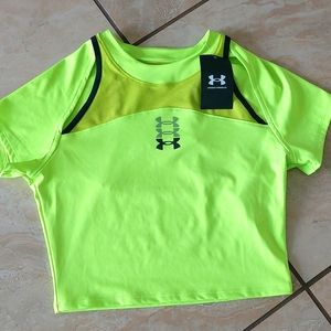 Women under Armour run anyway crop short sleeve